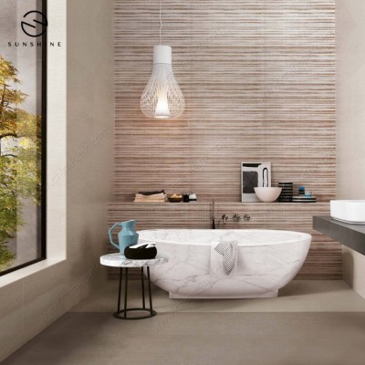 Modern Natural Stone Marble Freestanding Bathtub