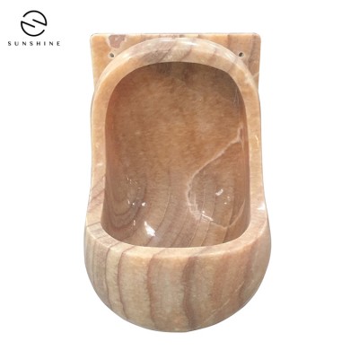 Handmade Natural Stone Ruby Onyx Urinal SU-A002-RO